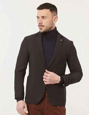 Пиджак мужской w.Wegener из трикотажной фактурной ткани | купить в интернет-магазине Olymp-Men