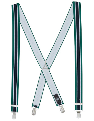 Подтяжки зелёные в полоску | купить в интернет-магазине Olymp-Men