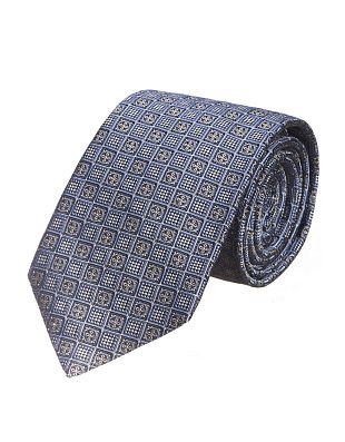 Галстук удлиненный Bernd Hennes с орнаментом, 8,5 см | купить в интернет-магазине Olymp-Men