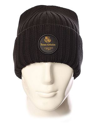 Шапка чёрная вязаная Bersar | купить в интернет-магазине Olymp-Men