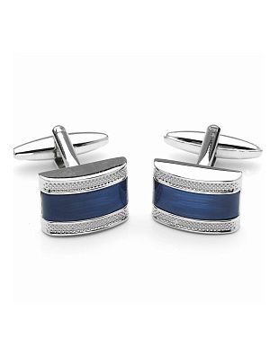 Запонки Lindenmann с камнем кошачий глаз | в интернет-магазине Olymp-Men