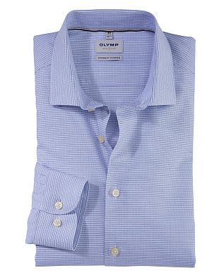 Рубашка классическая в клетку мужская OLYMP Level Five, body fit | купить в интернет-магазине Olymp-Men
