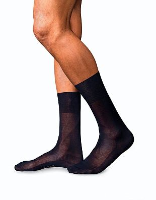 Носки мужские синие FALKE с египетским хлопком | купить в интернет-магазине Olymp-Men