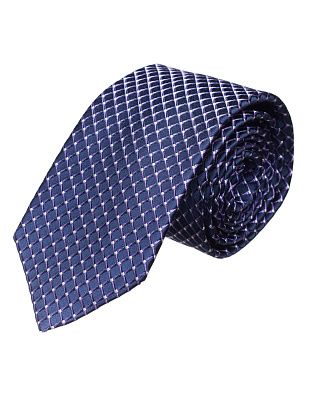 Галстук удлиненный в клетку Bernd Hennes, 8,5 см | купить в интернет-магазине Olymp-Men