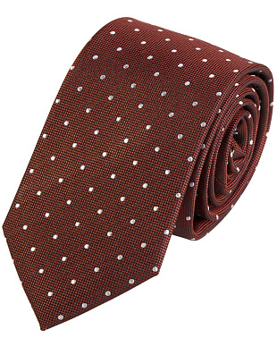 Галстук классический Bernd Hennes в горох, 7 см | купить в интернет-магазине Olymp-Men