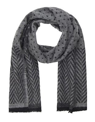 Шарф мужской Lindenmann с рисунком в ёлочку | купить в интернет-магазине Olymp-Men