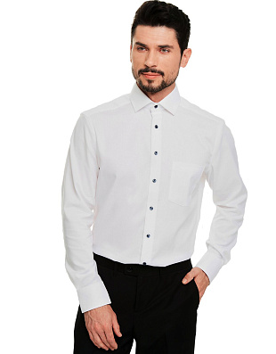 Сорочка мужская классическая OLYMP Luxor, modern fit, фактурная ткань | купить в интернет-магазине Olymp-Men