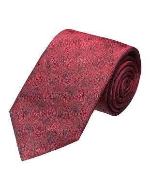 Галстук удлиненный бордовый хамелеон Bernd Hennes, 8,5 см | купить в интернет-магазине Olymp-Men