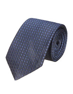 Галстук удлиненный Bernd Hennes в горох, 8,5 см | купить в интернет-магазине Olymp-Men