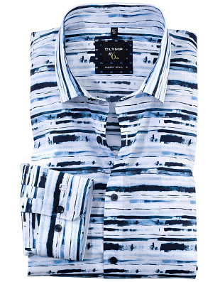 Мужская классическая рубашка OLYMP №6, супер слим | купить в интернет-магазине Olymp-Men