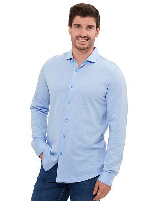 Рубашка мужская PLATIN, slim fit, артикул 1000-106UF-TP