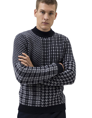 Свитер мужской Olymp с рисунком, body fit | купить в интернет-магазине Olymp-Men