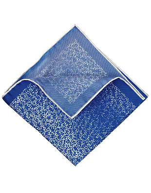 Платок-паше Olymp с голубым принтом | купить в интернет-магазине Olymp-Men