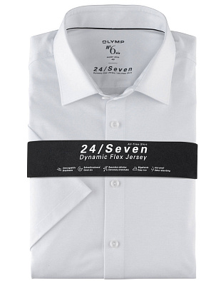 Трикотажная рубашка Olymp 24/7, супер слим