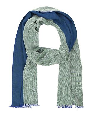 Шарф мужской Lindenmann в зелёную полоску | купить в интернет-магазине Olymp-Men