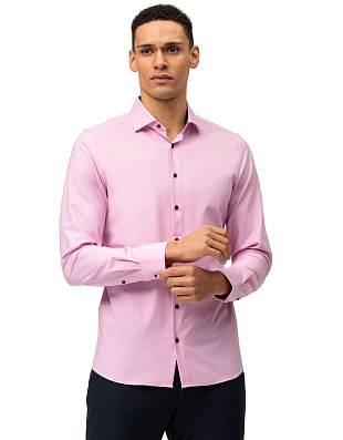 Рубашка мужская с длинным рукавом OLYMP 24/7, климат-контроль, body fit | купить в интернет-магазине Olymp-Men