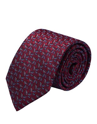 Галстук удлиненный Bernd Hennes c растительным принтом, 8,5 см | купить в интернет-магазине Olymp-Men