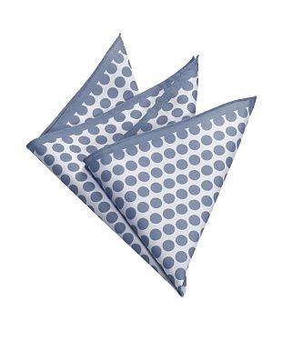 Хлопковый платок в карман пиджака серый горох | купить в интернет-магазине Olymp-Men