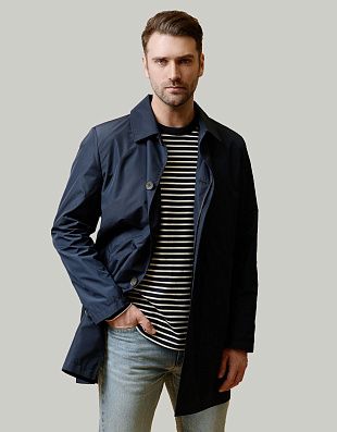 Плащ мужской утепленный BAZIONI | купить мужской плащ в интернет-магазине Olymp-Men