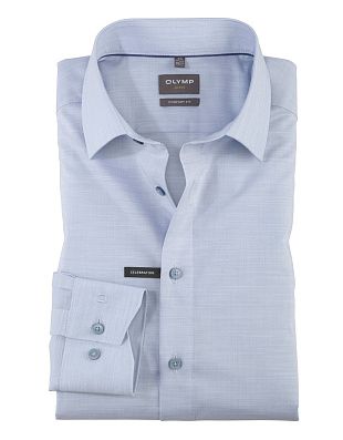 Сорочка мужская OLYMP Luxor, прямой крой, фактурная ткань | купить в интернет-магазине Olymp-Men
