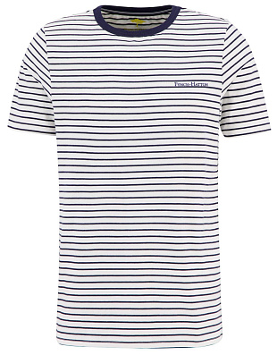 Футболка мужская в синюю полоску Fynch-Hatton | купить в интернет-магазине Olymp-Men