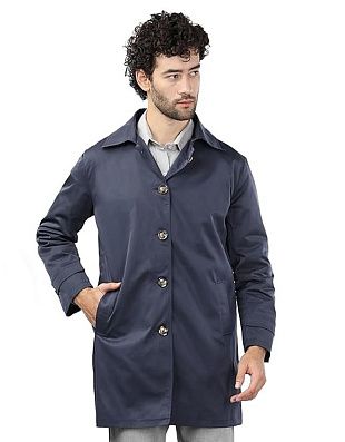 Плащ мужской классический RIGGI на тонком утеплителе | купить мужской плащ в интернет-магазине Olymp-Men