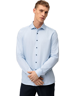 Рубашка мужская трикотажная OLYMP 24-7, body fit | купить в интернет-магазине Olymp-Men