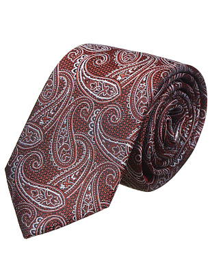 Галстук шёлковый с рисунком пейсли Bernd Hennes, 7 см | купить в интернет-магазине Olymp-Men