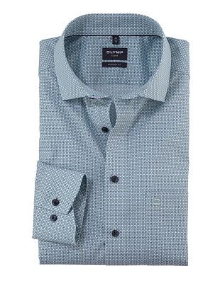 Рубашка мужская классическая с принтом OLYMP Luxor, modern fit | купить в интернет-магазине Olymp-Men