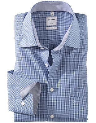 Мужская классическая рубашка OLYMP, прямой крой | купить в интернет-магазине Olymp-Men