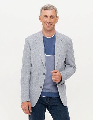 Пиджак трикотажный Roy Robson голубой меланж | купить в интернет-магазине Olymp-Men