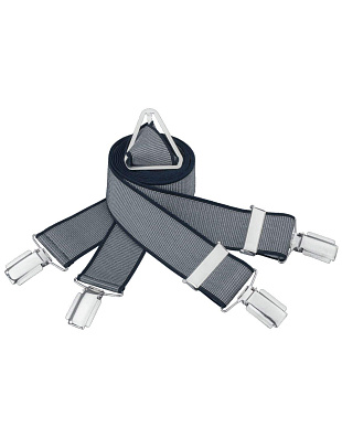 Подтяжки мужские серые Lindenmann | купить в интернет-магазине Olymp-Men