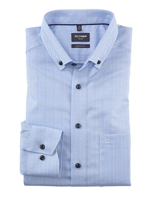 Сорочка классическая мужская в клетку OLYMP Luxor, modern fit | купить в интернет-магазине Olymp-Men
