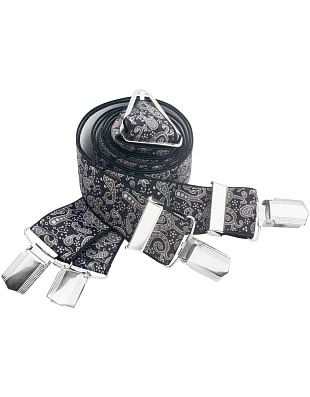 Подтяжки мужские с серым рисунком огурцы, Х-форма | купить в интернет-магазине Olymp-Men