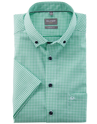 Рубашка мужская в клетку OLYMP Luxor, прямой крой