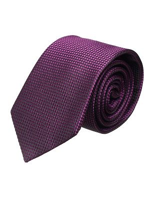 Галстук удлиненный фиолетовый Bernd Hennes, 8,5 см | купить в интернет-магазине Olymp-Men