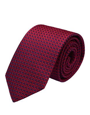 Галстук удлиненный Bernd Hennes c объемным рисунком, широкий, 8,5 см | купить в интернет-магазине Olymp-Men