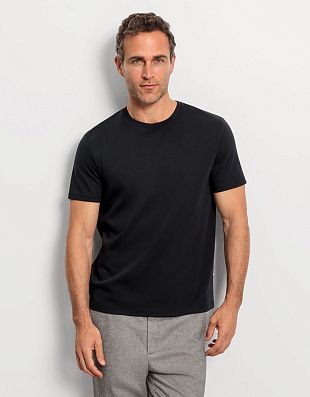 Футболка чёрная мужская Olymp из хлопка | купить в интернет-магазине Olymp-Men