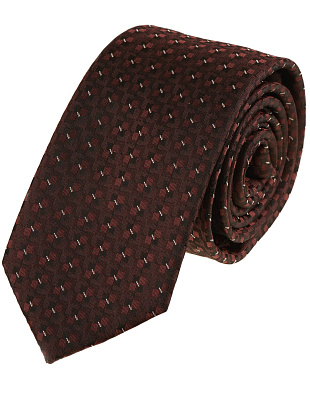 Галстук шёлковый с принтом Bernd Hennes, 7 см | купить в интернет-магазине Olymp-Men