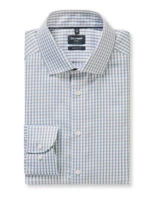 Рубашка в клетку OLYMP Luxor полуприлегающая | купить в интернет-магазине Olymp-Men