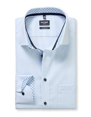 Рубашка классическая в полоску Olymp на рост до 176 | купить в интернет-магазине Olymp-Men