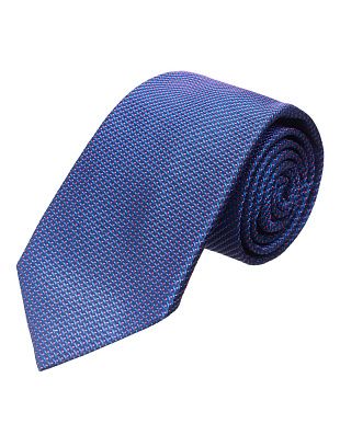 Галстук мужской удлиненный в розовую точку Bernd Hennes, 8,5 см | купить в интернет-магазине Olymp-Men