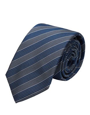 Галстук мужской удлиненный Bernd Hennes в широкую полоску, 8,5 см | купить в интернет-магазине Olymp-Men