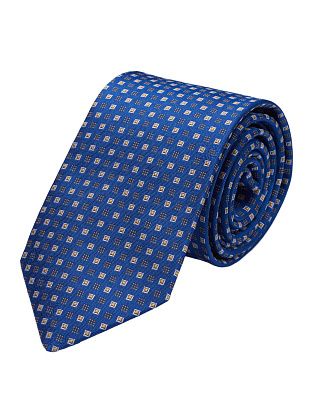 Галстук удлиненный мужской Bernd Hennes c рисунком, широкий, 8,5 см | купить в интернет-магазине Olymp-Men