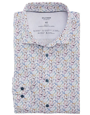 Рубашка трикотажная OLYMP 24/7 body fit, рост >186 | купить в интернет-магазине Olymp-Men