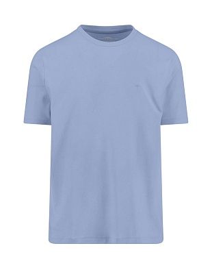 Футболка однотонная голубая Fynch-Hatton | купить в интернет-магазине Olymp-Men