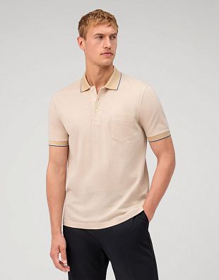 Поло мужское бежевое Olymp на пуговицах | купить в интернет-магазине Olymp-Men