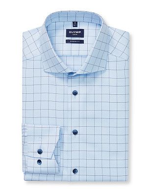 Рубашка классическая в клетку Olymp, modern fit | купить в интернет-магазине Olymp-Men