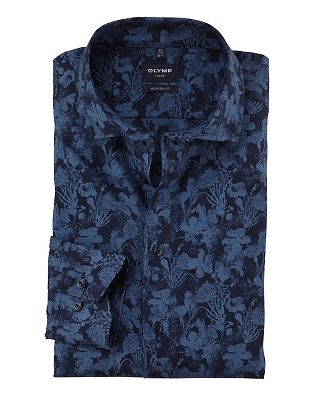 Рубашка мужская с принтом OLYMP Luxor, modern fit | купить в интернет-магазине Olymp-Men