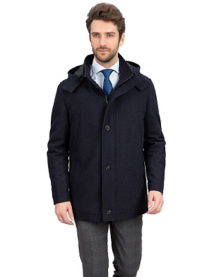 Пальто-парка утепленное с капюшоном, Classic fit | купить в интернет-магазине Olymp-Men